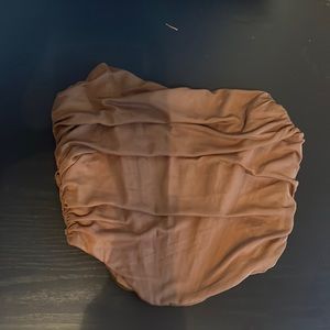 Small corset top brown